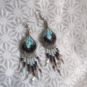 Dream catcher handcrafted earrings
